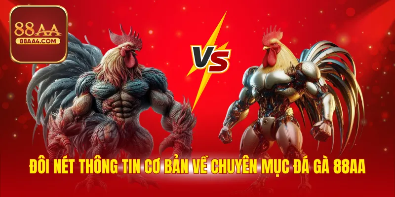 Đá Gà 88AA - Giải Trí Sôi Động Với Trận Đấu Đỉnh Cao 1 Đôi nét thông tin cơ bản về chuyên mục đá gà 88AA