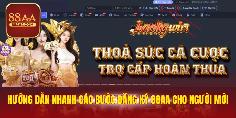 Đăng Ký 88AA - Hướng Dẫn, Lưu Ý Thao Tác Và Lợi Ích 1 Hướng dẫn nhanh các bước đăng ký 88AA cho người mới